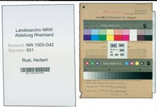 Entnazifizierung Herbert Rust , geb. 24.02.1920 (Wachmann)