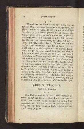 Fünfter Abschnitt: Von den Buhnen