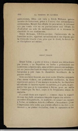 III. Ernst Toller