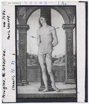 Pietro Perugino: Hl. Sebastian. Paris, Louvre