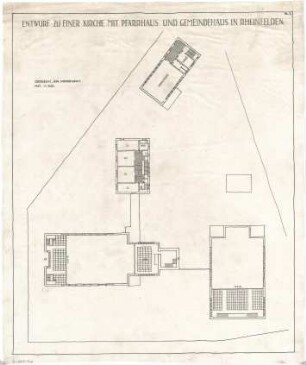Billing, Hermann; Rheinfelden (Baden-Württemberg); Ev. Kirche - Grundriss OG (Emporengeschoss)