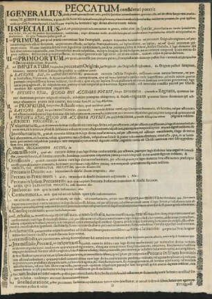Tabula Quae de Peccato Scitu sunt Necessaria ...