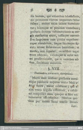 §. XVII. Continuatio Mumsen. descriptionis