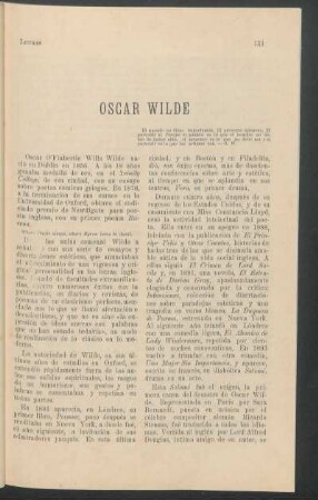 Oscar Wilde