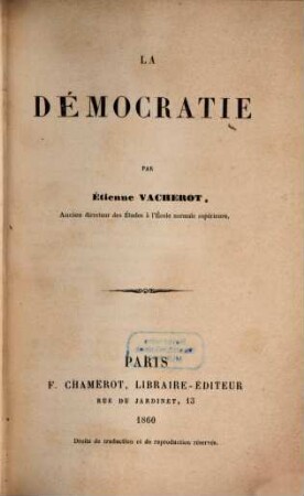 La démocratie