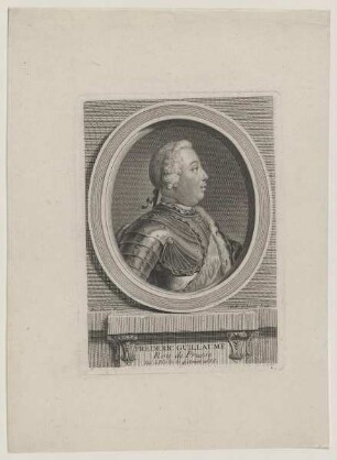Bildnis des Frederic Guillaume, Roy de Prusse