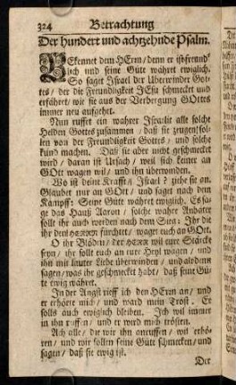 324-328, Der CXVIII. Psalm
