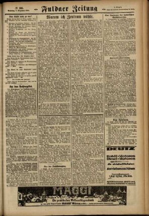 Dritte Ausgabe vom Sonntag, den 07. Dezember 1924.