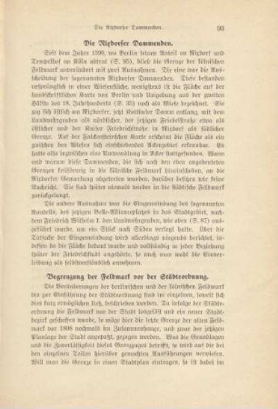 Die Rixdorfer Dammenden