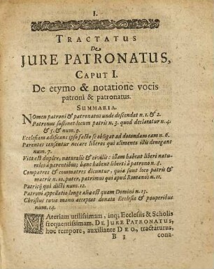 Matthiæ Stephani JCti, & Antecessoris in Academia Gryphiswaldensi, Tractatus, De Jure Patronatus : in duas partes tributus: Quarum I. est de Jure Patronatus Ecclesiarum ... II. De Jure Patronatus Academiarum ...