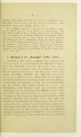 3. Eberhard I, der "Erlauchte" (1265-1325)