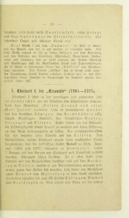 3. Eberhard I, der "Erlauchte" (1265-1325)