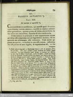 XV. Blasius Astarius