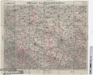 Einheitsblatt Nr. 98. Mühlhausen i. Thrgn.- Sämmerda - Gotha - Erfurt.