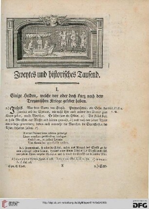 Zweytes und historisches Tausend