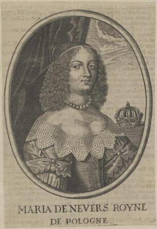 Bildnis von Maria de Nevers Royne de Pologne