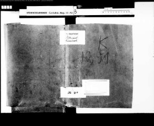 Urteile des Tribunal Criminelle Inventaire général 12-14, 16-18, 20