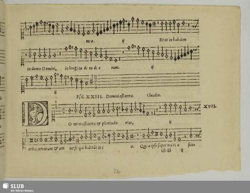 XVII. Sermisy, Claudin de: Domini est terra