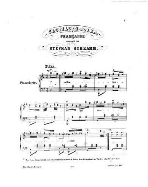 Clotilden-Polka française : für Pianoforte