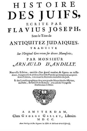 Histoire Des Juifs