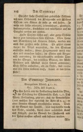 108-120, Am Sonntage Invocavit.
