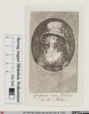Bildnis Jeanne de Saint-Rémy de Valois, verehel. comtesse de La Motte