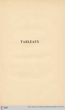 Tableaux (Nr. 543 - 559)