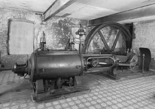 Doppelwirkende Einzylinder-Dampfmaschine