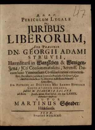 Periculum Legale De Iuribus Liberorum