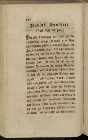 Flavius Kunibert. (Jahr 678 bis 700.)