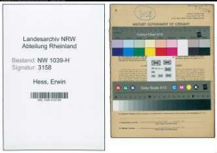 Entnazifizierung Erwin Hess , geb. 11.08.1897 (Ankerwickler)