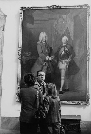 Besucher im Schloß Moritzburg