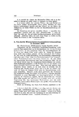 Von der 32. Weimarischen Landeslehrerversammlung in Ilmenau 1907