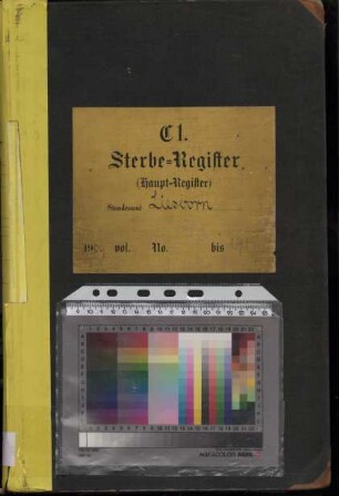 Sterberegister des Standesamtes Liesborn von 1909 (Urkunden-Nr. 1-54), von 1910 (Urkunden-Nr. 1-45), von 1911 (Urkunden-Nr. 1-50), von 1912 (Urkunden-Nr. 1-58), von 1913 (Urkunden-Nr. 1-55), von 1914 (Urkunden-Nr. 1-43) und von 1915 (Urkunden-Nr. 1-60)