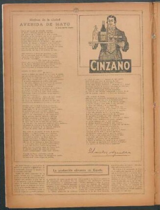 Avenida de Mayo : Motivos de la ciudad