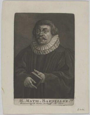 Bildnis des M. Math. Bardeller