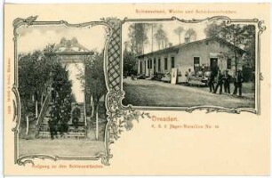 Dresden. Königlich Sächsisches 2. Jäger-Bataillon Nr. 13, Schießstände