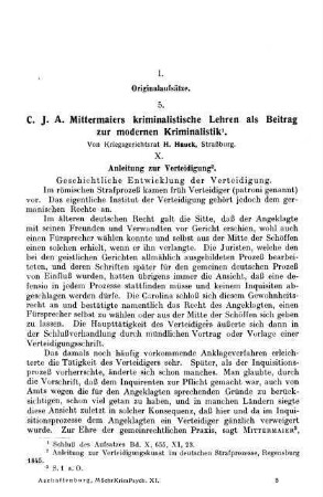 65-113, I. Originalaufsätze