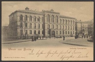Ansichtskarte "Leibnitz-Gymnasium"