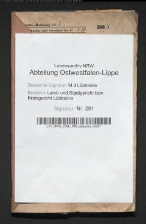 Erblasser: Busche-Münch, Clamor Philipp von dem: