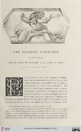 2. Pér. 25.1882: Une rivalité d'artistes au XVIe siècle, 2 : Michel-Ange et Raphael à la cour de Rome