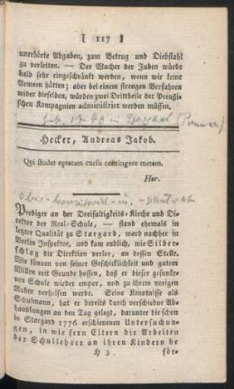 Hecker, Andreas Jakob