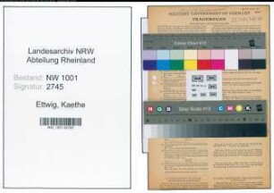 Entnazifizierung Kaethe Ettwig, geb. 08.01.1906 (Modistin)