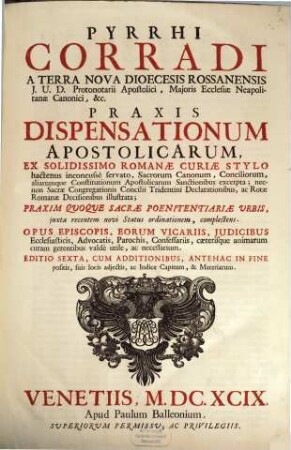 Praxis dispensationum apostolicarum