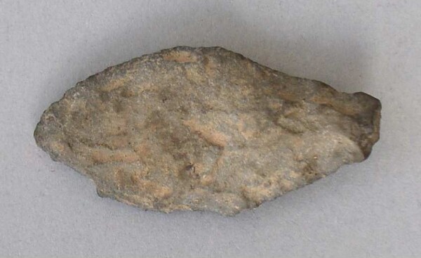 Stone spearhead