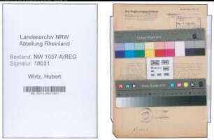 Entnazifizierung Hubert Wirtz , geb. 00.00.0000 (Stadtsekretaer)