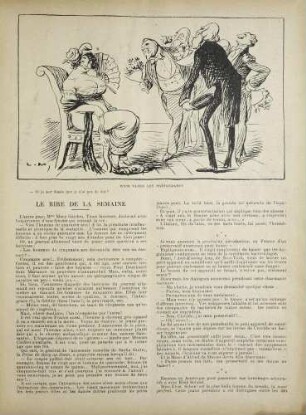 Pour tater les prétendants