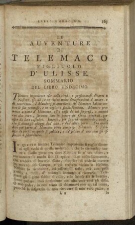 Libro Undecimo.