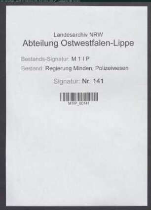 Veröffentlichung von Polizeiverordnungen, Allgemeines
