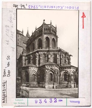 Magdeburg: Dom, Chor von Südosten